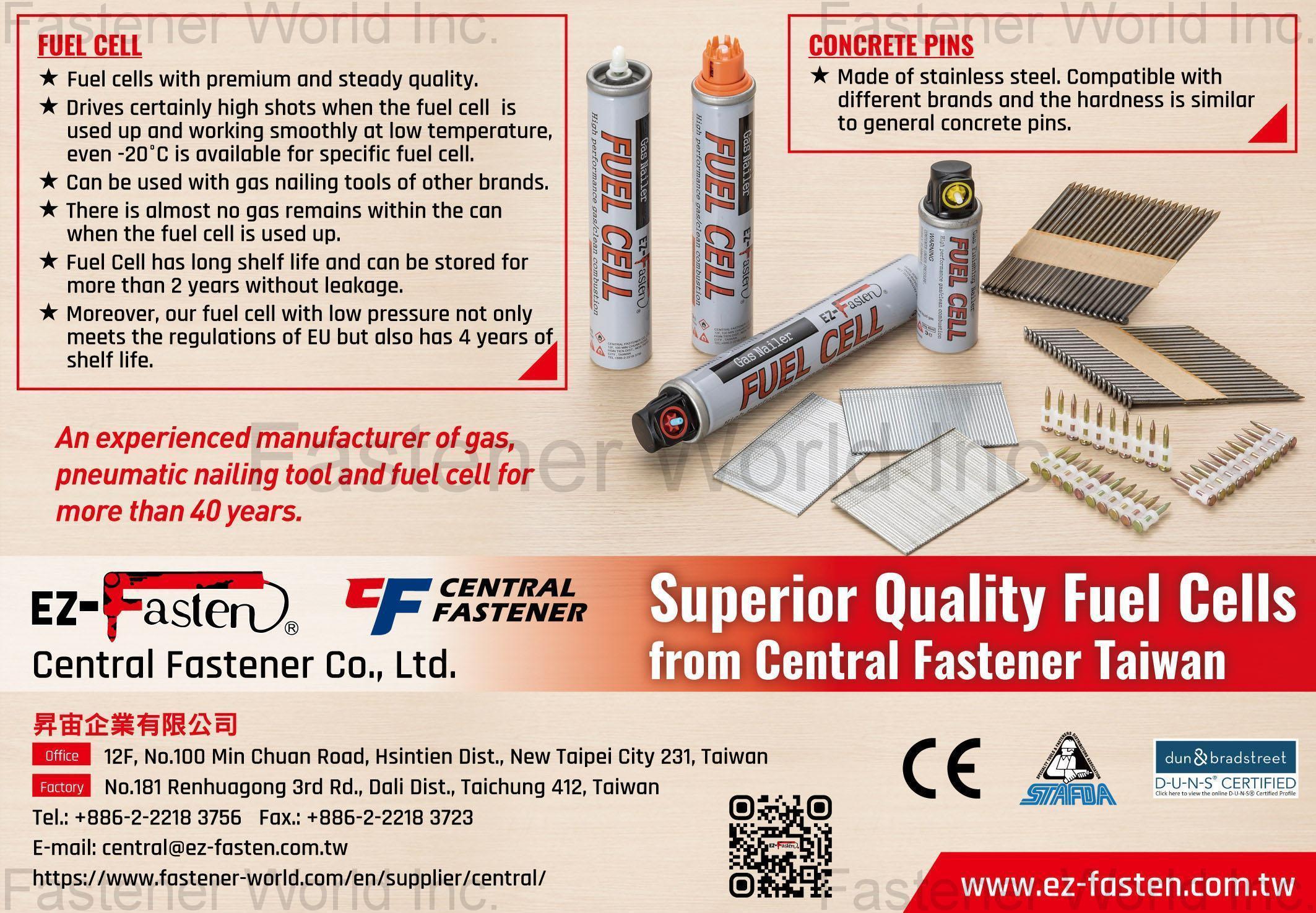 CENTRAL FASTENER CO., LTD. / 昇宙企業有限公司