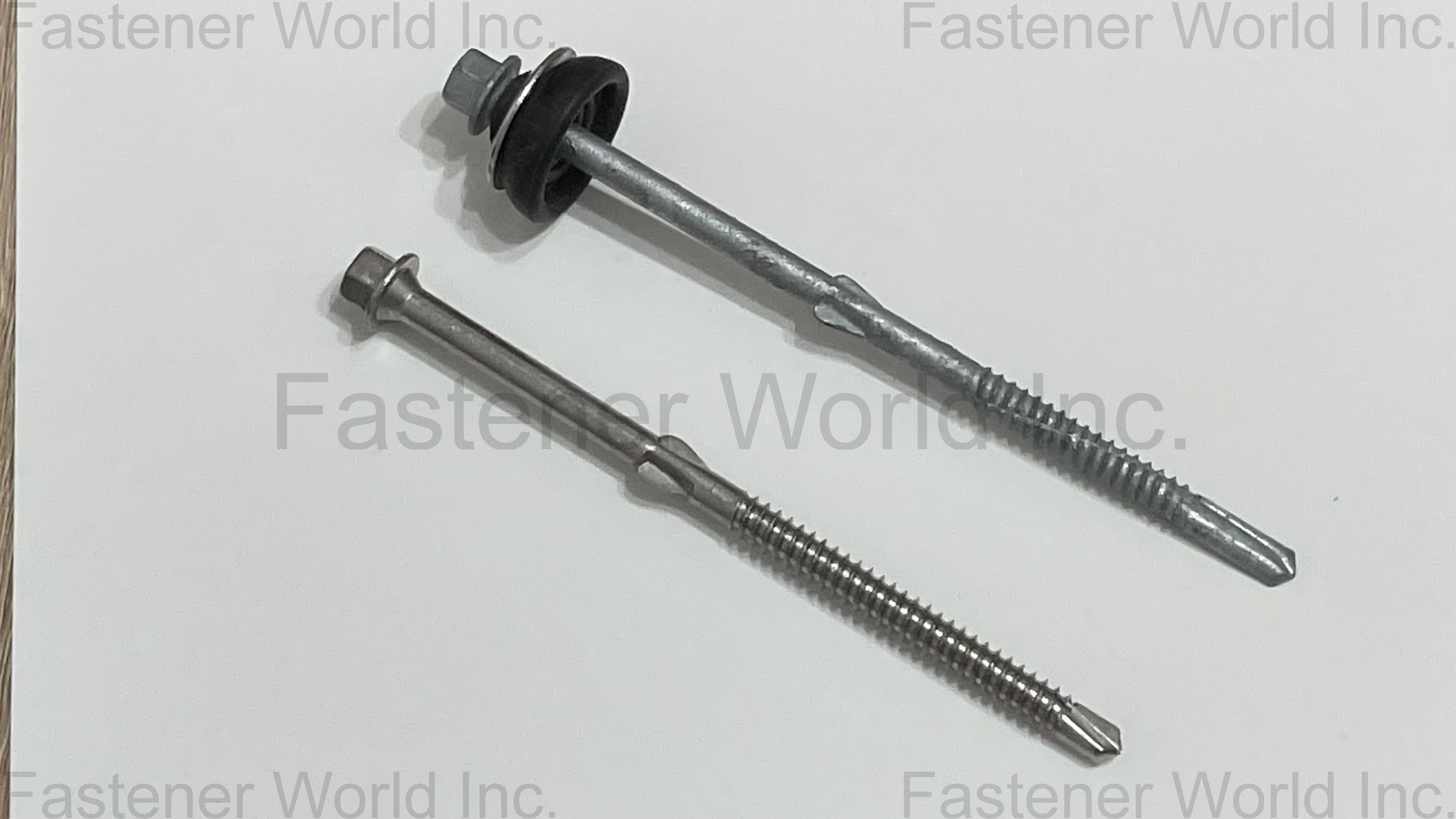 HONG TENG HARDWARE CO., LTD. , Fiberglass wing self drilling screw with Baz washer