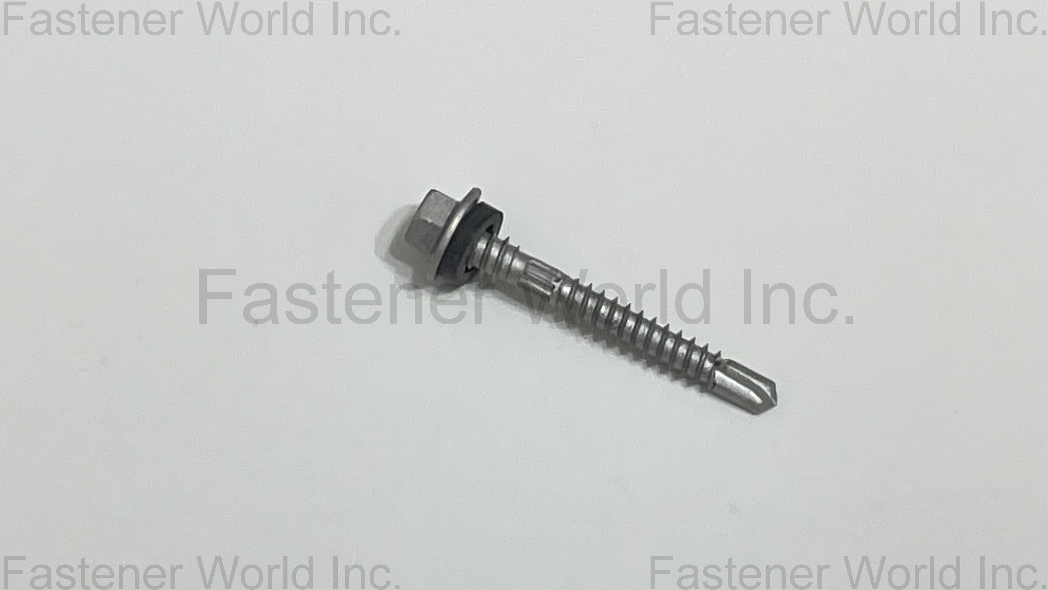 HONG TENG HARDWARE CO., LTD. , Hex head EPDM self drilling screw