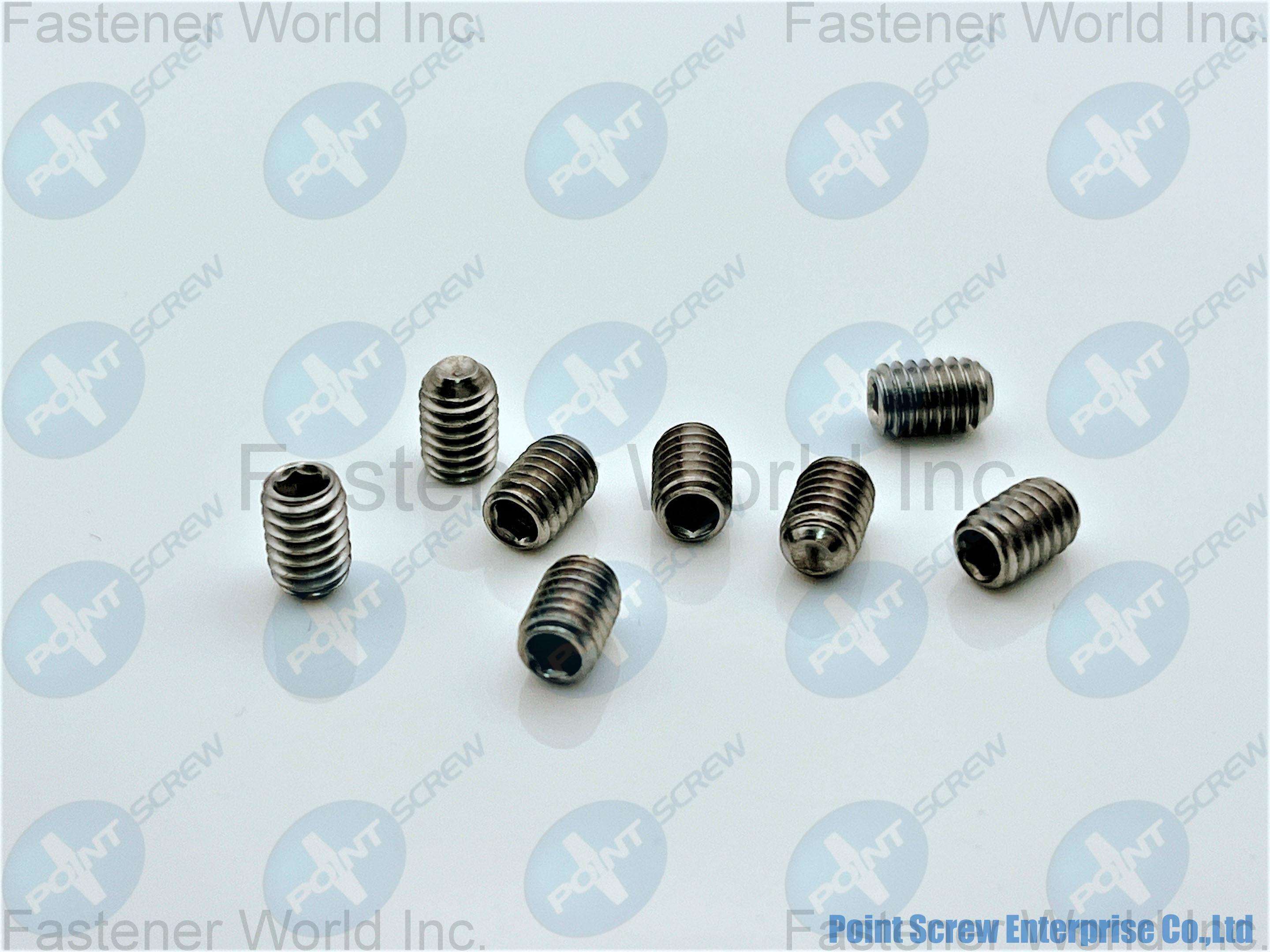 POINT SCREW ENTERPRISE CO., LTD. , Set Screw