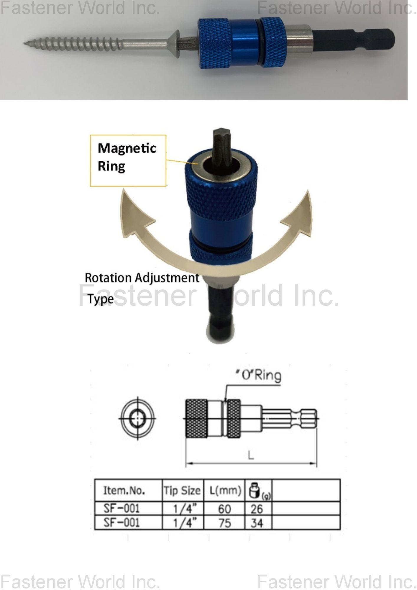 WAY WIN TOOLS TRADE COMPANY , 1/4＂HEX Tip Size Magnetic Bit Holder_SF0060