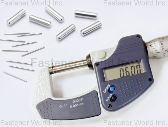 恆勇科技有限公司 , Tiny pin 0.6mm x 3.5mm  Dowel Pin