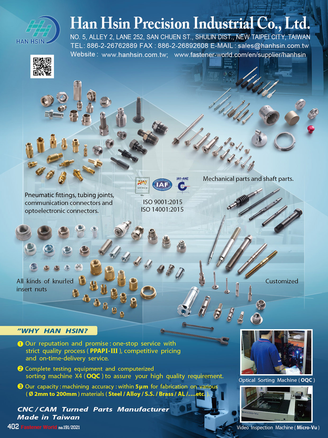 HAN HSIN PRECISION INDUSTRIAL CO., LTD. (Hanhsin)