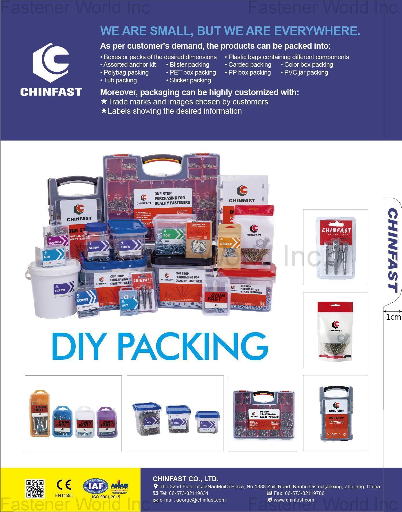CHINFAST CO., LTD. , DIY Packing