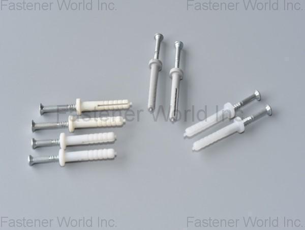 YUYAO JINGTAO HARDWARE INDUSTRY CO., LTD. , NYLON HAMMER DRIVE ANCHOR,With Cylinder Head,Pre-assembled
