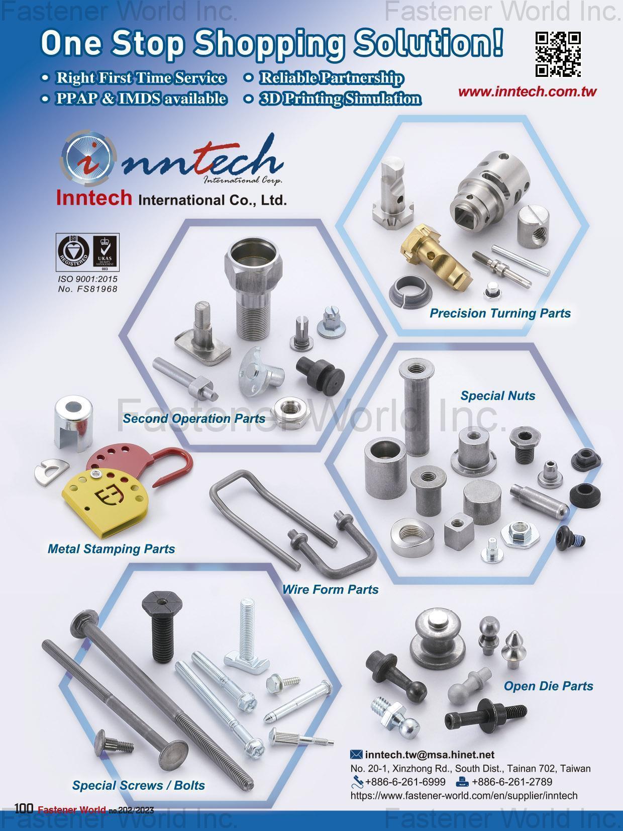 INNTECH INTERNATIONAL CO., LTD. 