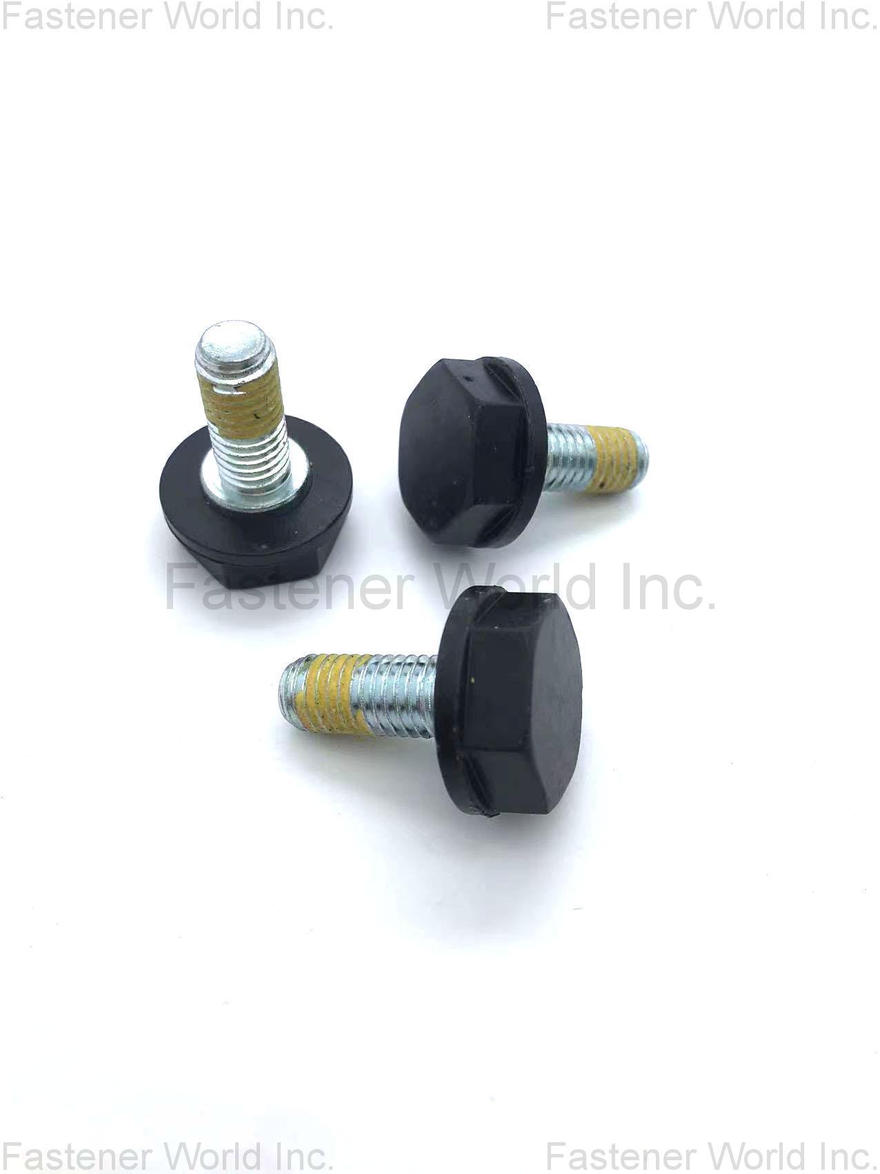 JIAXING AOKE HARDWARE TECHNOLOGY CO., LTD. , ABS head hex flange screw with NYLOK for electric