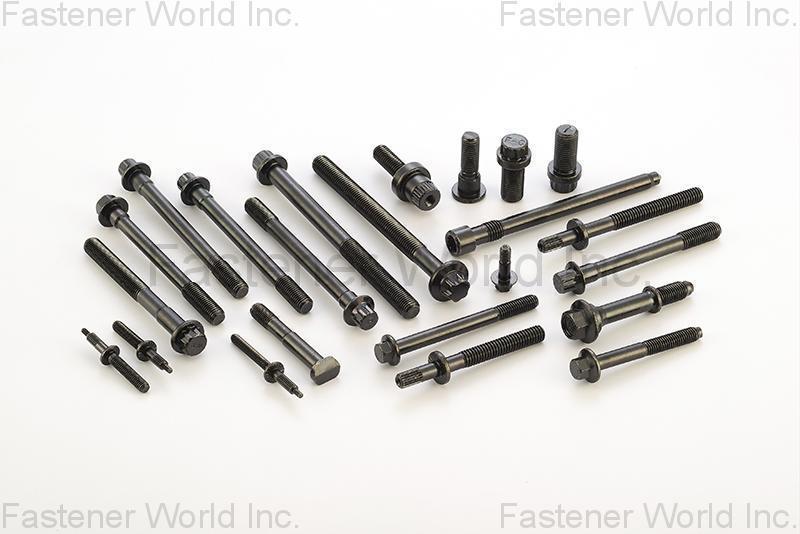 HUNG CHIEH ENTERPRISE CO., LTD. , Automotive & Motorcycle Screws, Special Screws, Cold Forged Parts and Customized Parts