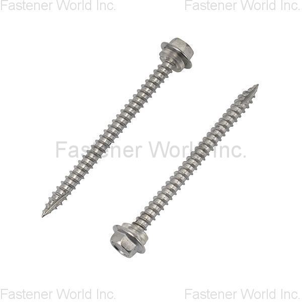 JIAXING AOKE HARDWARE TECHNOLOGY CO., LTD. , Hex head self tapping screw with cutting thread