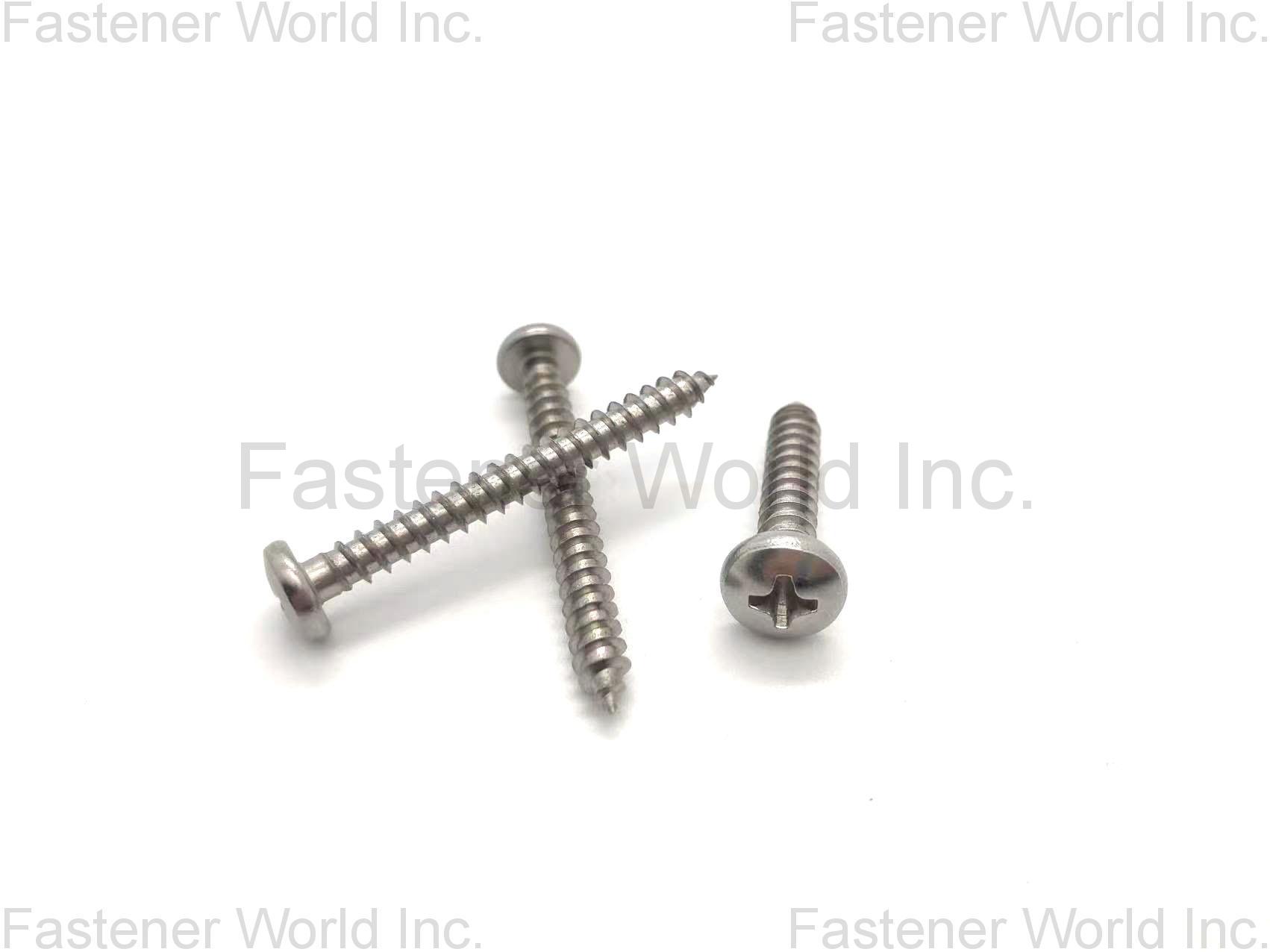 JIAXING AOKE HARDWARE TECHNOLOGY CO., LTD. , Stainless steel Pan head phillips self tapping screw