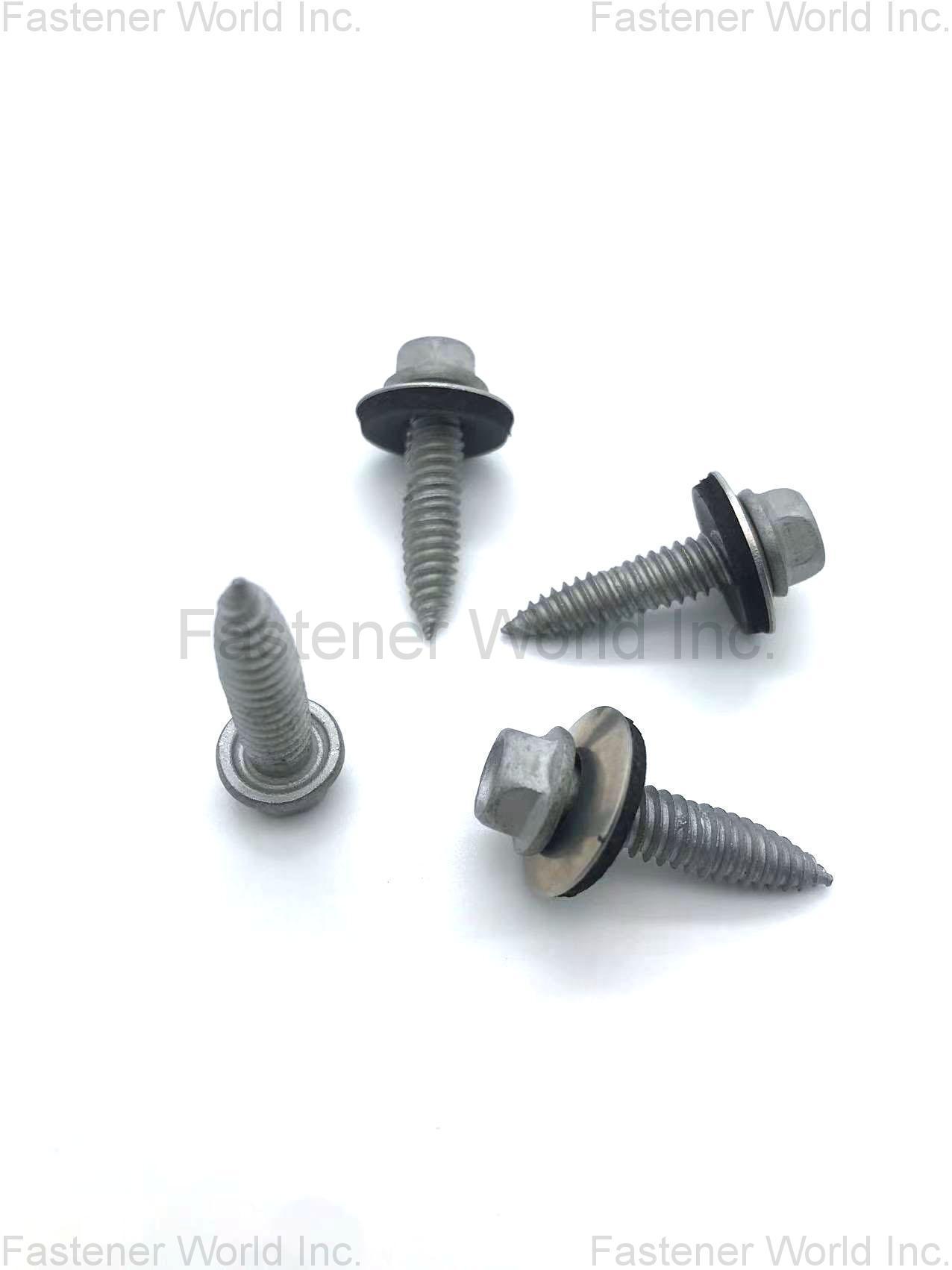 JIAXING AOKE HARDWARE TECHNOLOGY CO., LTD. , BI metal self drilling screw with ruspert for aluminum