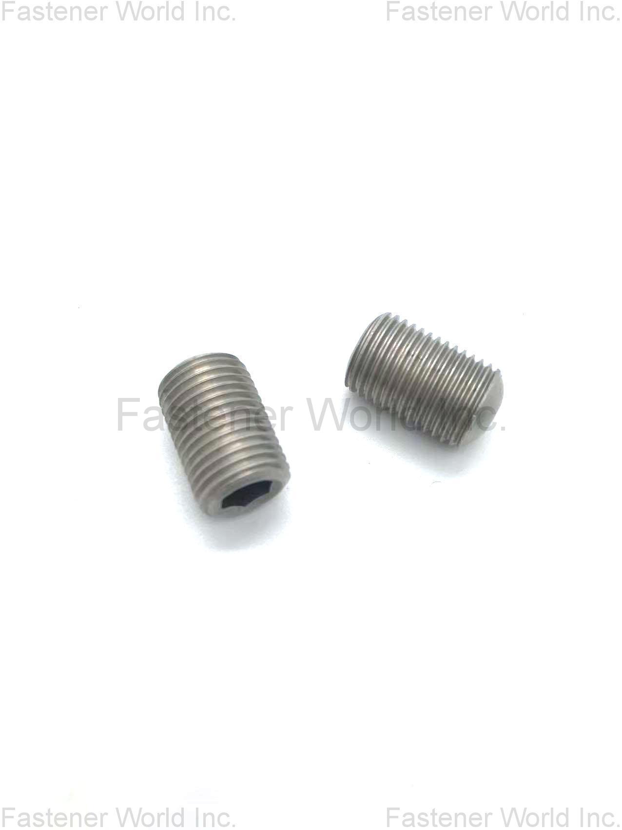JIAXING AOKE HARDWARE TECHNOLOGY CO., LTD. , Hexagon Socket Set Screws With Round End (Oval Point)