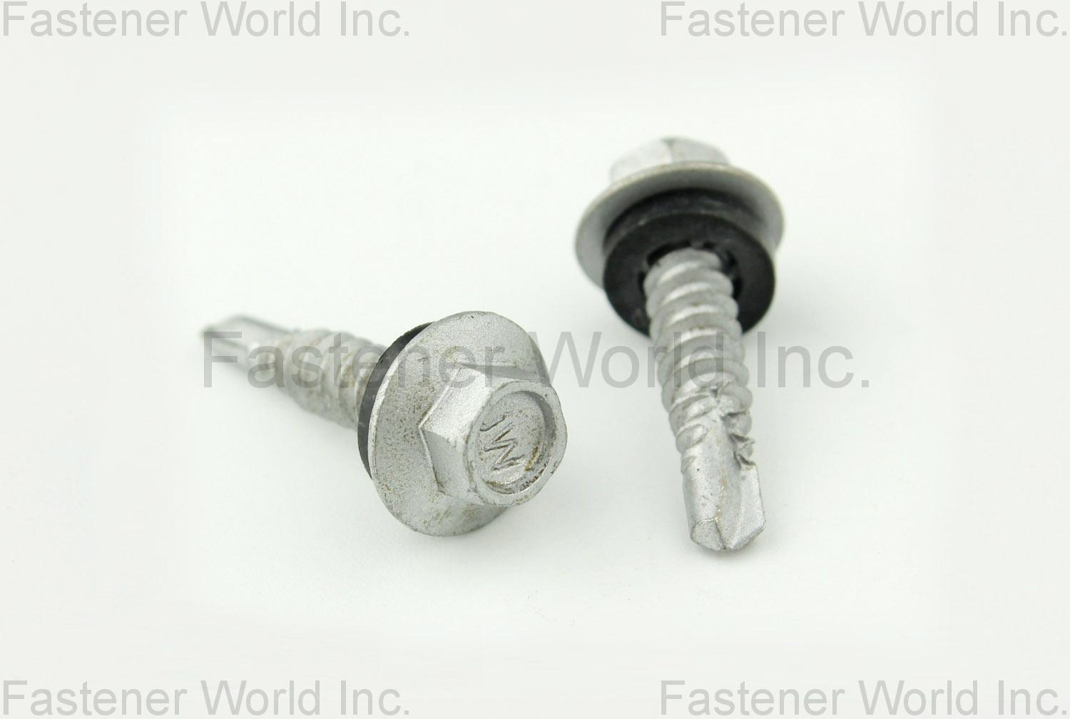 NINGBO XINFENG MACHINERY INDUSTRY CO., LTD. , Grey Ruspert Hex Flange Head Self Drilling Screws