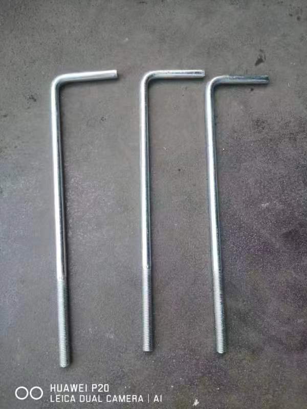 HEBEI CHAISHI NEW ENERGY TECHNOLOGY CO., LTD. , Blue zinc full body L anchor bolt from factory