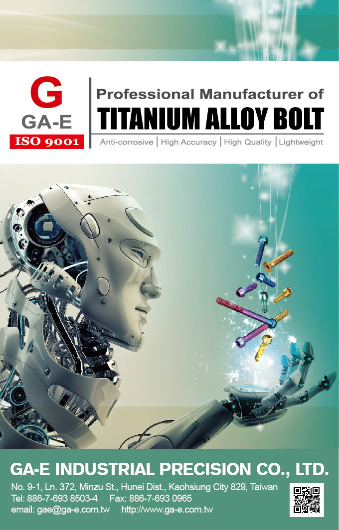 GA-E Industrial Precision Co., Ltd. , Titanium Alloy Bolts