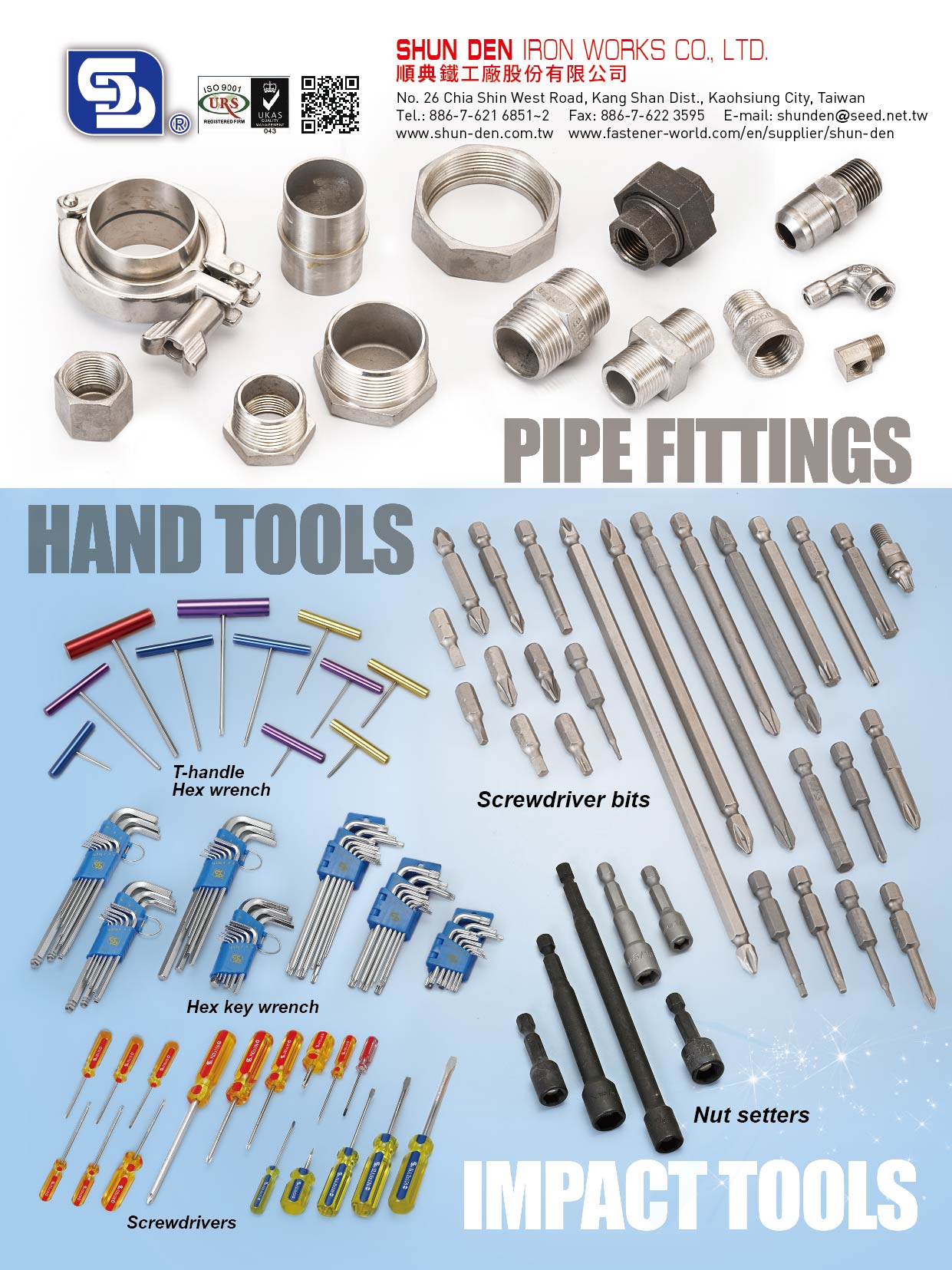 ALISHAN INTERNATIONAL GROUP CO., LTD. , Tubes/Screwdriver Bits/Hex Key Wrench/Nut Setters/Screwdrivers/T-handle Hex Wrench