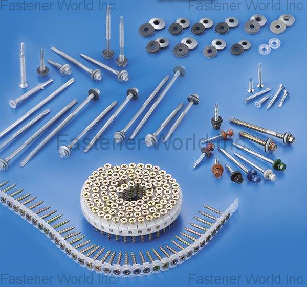 HOMN REEN ENTERPRISE CO., LTD.  , Self Drilling Screw / Washer / Window Screw / Roof Screw / Collated Screw , Collated Screws