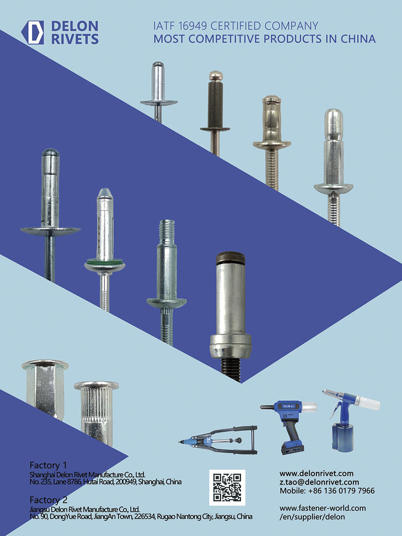 SHANGHAI DELON RIVET MANUFACTURE CO., LTD. , Stainless Steel Rivet Nut, Structure Rivet