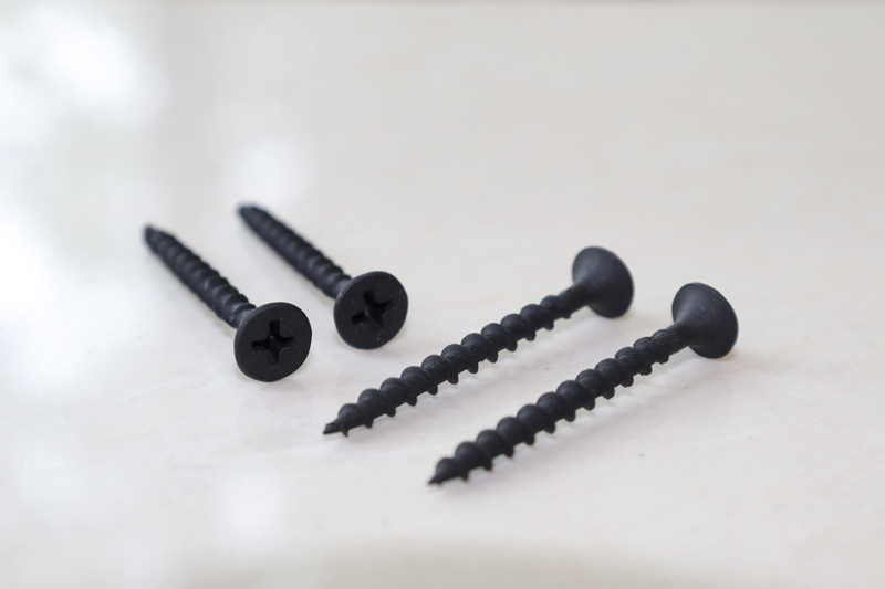 SUZHOU LITTO FASTENER CO., LTD. (JMTM TRADING) , Drywall Screw, Coarse Thread, Bugle Head, Black Phosphate, Sharp Point