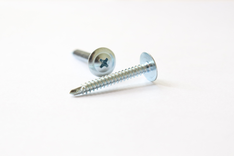 SUZHOU LITTO FASTENER CO., LTD. (JMTM TRADING) , Wafer Head Screw, Fine Thread, White Zinc, Self-Drilling Point, Phillips