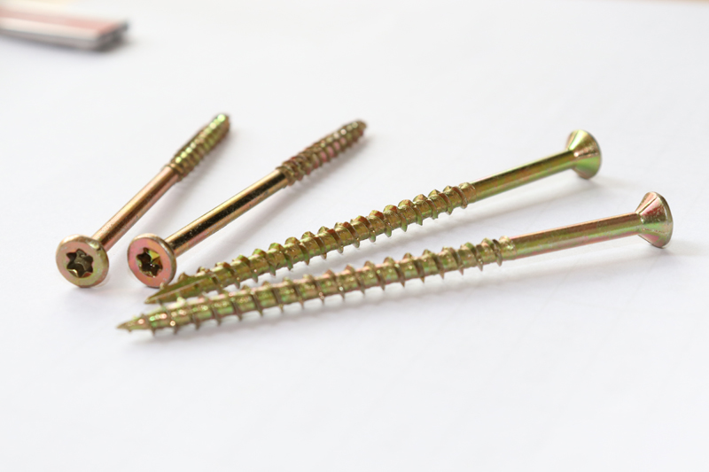 SUZHOU LITTO FASTENER CO., LTD. (JMTM TRADING) , Chipboard Screw, Yellow Zinc, Type-17 Cut Point, CSK Head, Torx