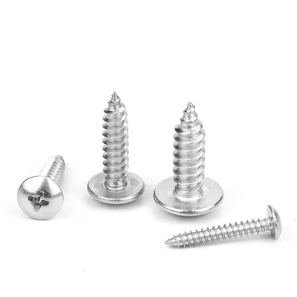 WENZHOU YUNHU FASTENERS CO., LTD , Self Tapping Screws With Large Flat Head