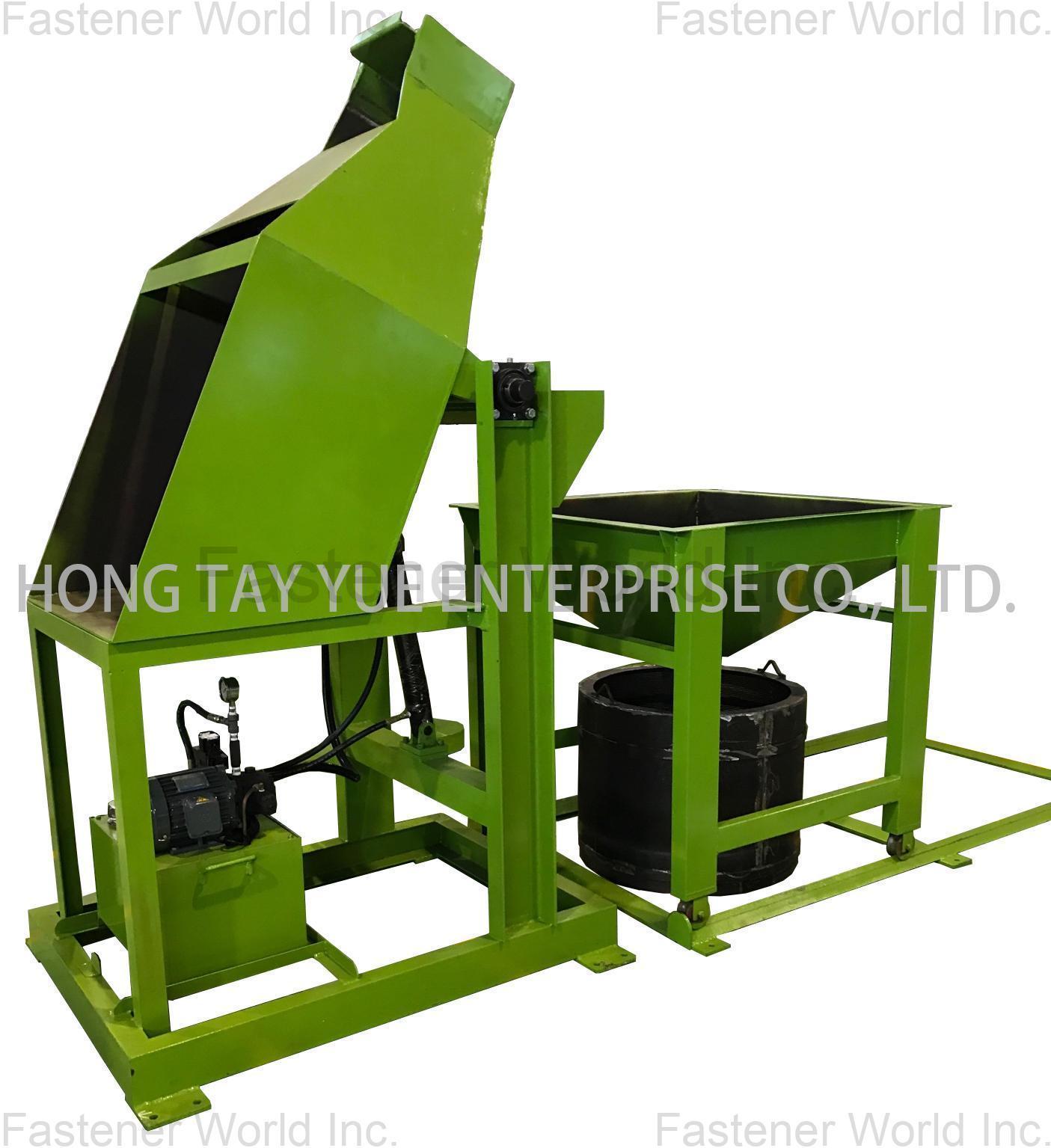 HONG TAY YUE ENTERPRISE CO., LTD. , Hydraulic Pouring Machine