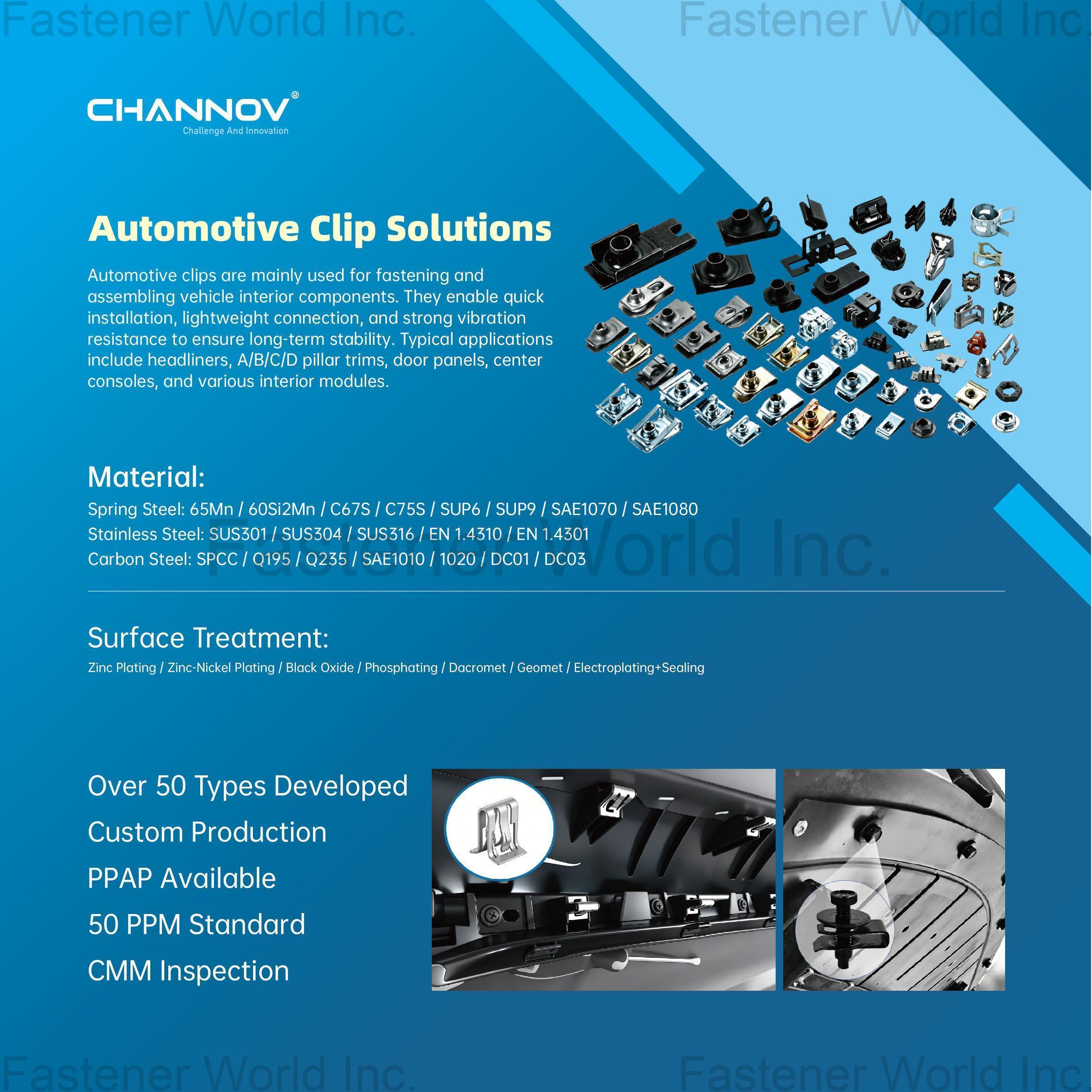 ZHEJIANG CHANNOV AUTO PARTS CO., LTD. ZHEJIANG CHANNOV AUTO PARTS CO., LTD.