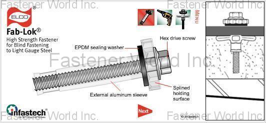 INFASTECH/TRI-STAR LIMITED TAIWAN BRANCH , Fab-Lok , All Kinds of Screws