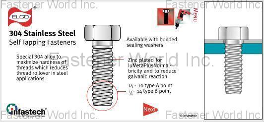 INFASTECH/TRI-STAR LIMITED TAIWAN BRANCH , Stainless steel , All Kinds of Screws