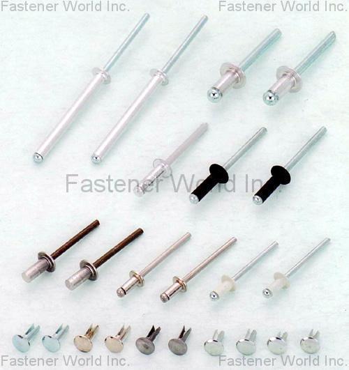 彭特企業有限公司  , Blind Rivet (Open End,Close End),Split Rivet . Bifurcated Rivet , 拉釘