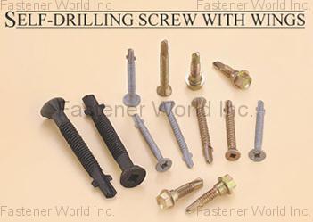 K. TICHO INDUSTRIES CO., LTD.  , SELF-DRILING SCREW WITH WINGS , Self-drilling Screws