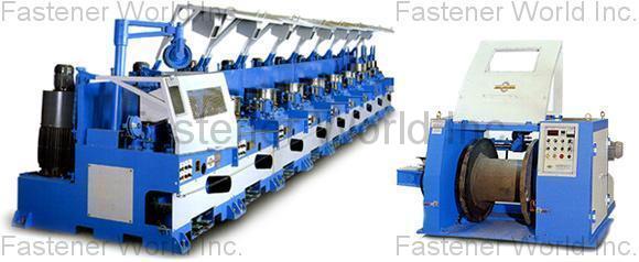 AN CHEN FA MACHINERY CO., LTD.  , Straight Line Wire Drawing Machines With Computer Control , Wire Processing Machinery