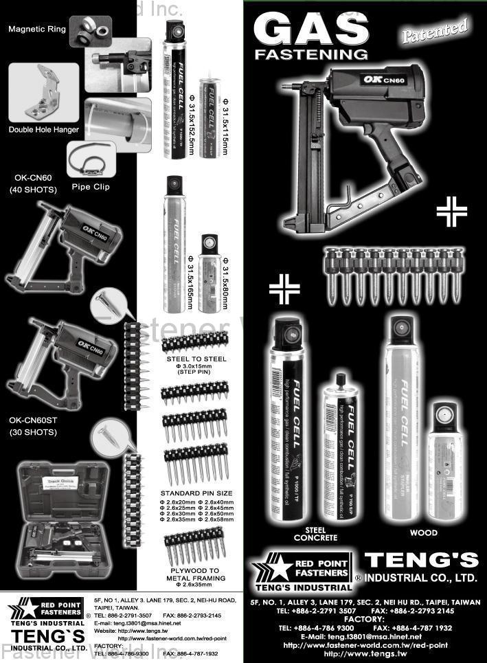 TINOTENG CO., LTD. , GET IT DONE QUICKER , Electric Staple Guns