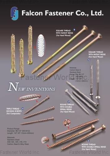 FALCON FASTENER CO., LTD.  , Chipboard screw , Chipboard Screws