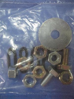 順典鐵工廠股份有限公司  , hex screw+hex+flat washer/small package , 扣件包