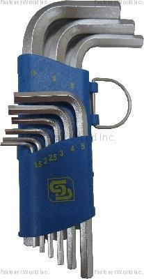 順典鐵工廠股份有限公司  , HEX WRENCHES-SHORT ARM WITH BOTH HEX-END , 六角扳手