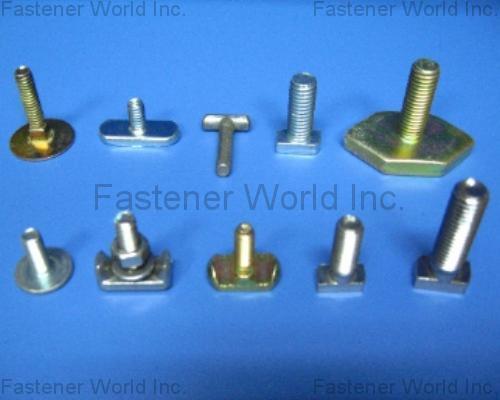 SHUN DEN IRON WORKS CO., LTD.  , T-BOLTS , T-head Or T-slot Bolts