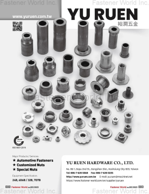YU RUEN HARDWARE CO., LTD.