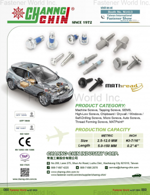 CHANNG CHIN INDUSTRY CORP. 