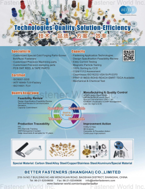 BETTER FASTENERS (SHANGHAI) CO., LIMITED