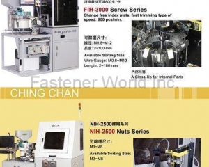 NIH-2500 Nuts Series(CHING CHAN OPTICAL TECHNOLOGY CO., LTD. (CCM))