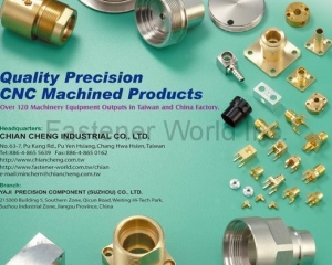 Precision auto parts,Machined Components-turning parts,Precision shaft,RF and Optical Fiber Connectors,Precision Milling parts,Electronic components(MING CHENG PRECISION CO., LTD.)