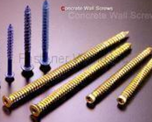 Concrete Screws, Hanger Bolts (DRAGON IRON FACTORY CO., LTD. )