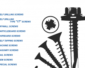 Self Drilling Screws, Drywall Screws, Particle Board Screws, Chipboard Screws, Self Tapping Screws, Machine Screws, Masonry Screws, Nail Screws, OEM Screws, Special Screws(LONG THREAD FASTENERS CORP. )