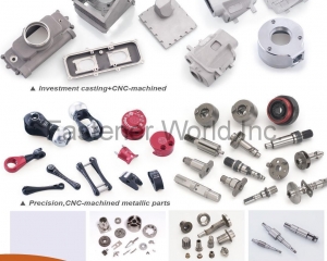 Investment Casting, Cnc-machined, Precision parts(A-CORN ENTERPRISES CO., LTD.)