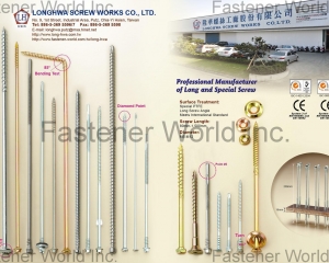 Chipboard Screws,Self Drilling Screw,Concrete Screw,Distance Screws,Special Screw(LONGHWA SCREW WORKS CO., LTD. )