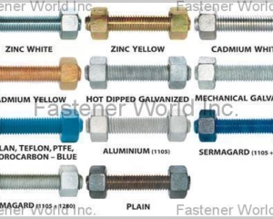 ALLOY STEEL STUD BOLTS ASTM A193 B7 NUTS A194 2H(AL JAZEERA BOLTS INDUSTRIES LLC)