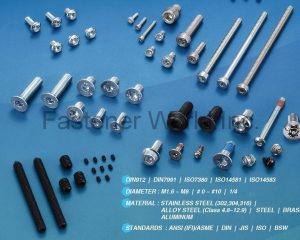 Socket Screw / Set Screw / Machine Screw(YI CHUN ENTERPRISE CO., LTD. )