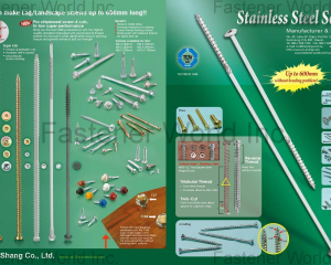 Wood Screws, Stainless Steel Screws, Tribular Thread, Type 168(FUSHANG CO., LTD. )